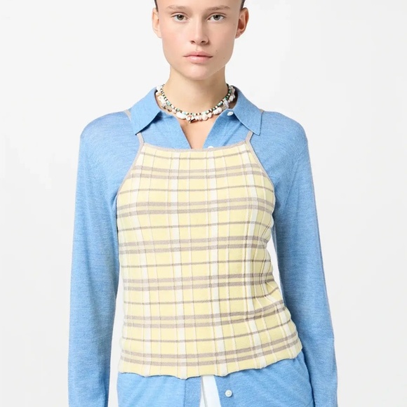 GUEST IN RESIDENCE | PLAID TANK TOP - Picture 2 of 4